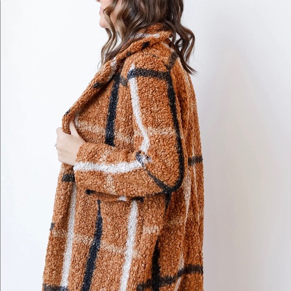 DressUp Prime Time Plaid Teddy Jacket - Picture 3 of 4